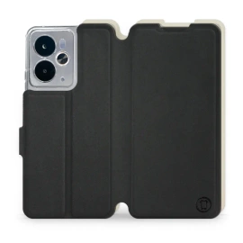 Hülle für Realme 14 5G - Farbe Schwarz mit Platin