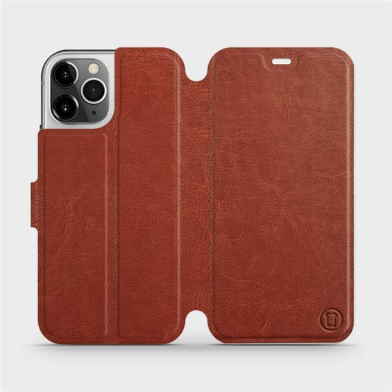 Hülle für Apple iPhone 12 Pro - Farbe Brown&Orange