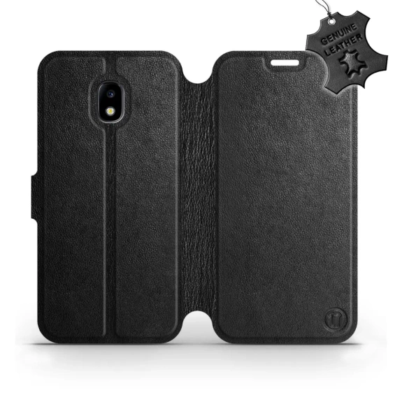 Hülle für Samsung Galaxy J3 2017 - Farbe Black Leather