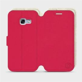 Hülle für Samsung Galaxy A3 2017 - Farbe Rot mit Platin
