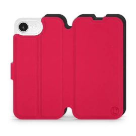 Hülle für Apple iPhone 16e - Farbe Rot mit Schwarz