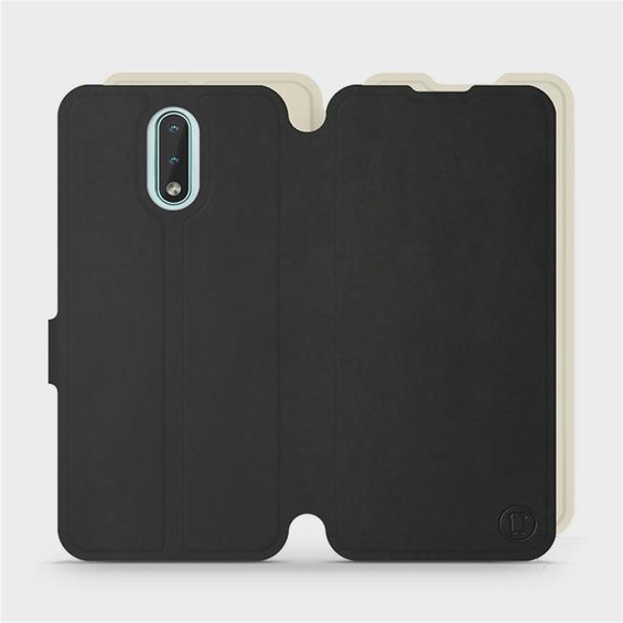 Hülle für Nokia 2.3 - Farbe Schwarz mit Platin