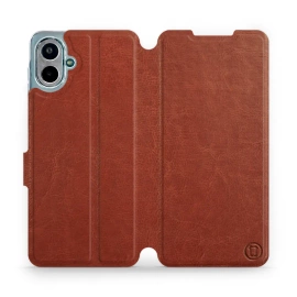 Hülle für Samsung Galaxy A07 - Farbe Brown&Orange