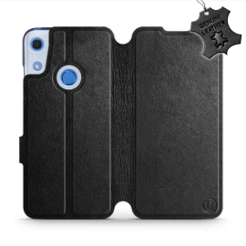 Hülle für Huawei Y6S - Farbe Black Leather