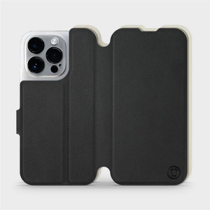 Hülle für Apple iPhone 14 Pro - Farbe Schwarz mit Platin