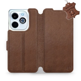 Hülle für Infinix Smart 8 - Farbe Brown Leather