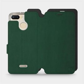 Hülle für Xiaomi Redmi 6 - Farbe Grün mit Schwarz