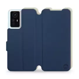 Hülle für Xiaomi Redmi Note 12S - Farbe Marineblau mit Platin