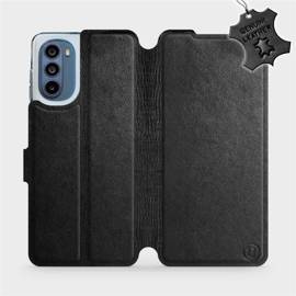 Hülle für Motorola Moto G62 5G - Farbe Black Leather