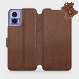 Hülle für Motorola Edge 30 Neo - Farbe Brown Leather