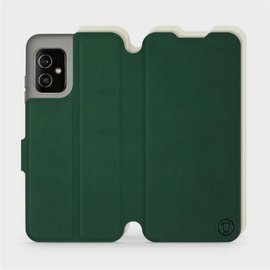 Hülle für Asus Zenfone 8 - Farbe Grün mit Platin