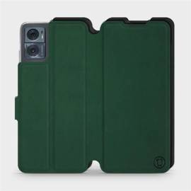 Hülle für Motorola Moto E22i - Farbe Grün mit Schwarz