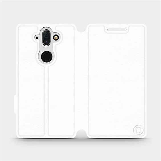 Hülle für Nokia 8 Sirocco - Farbe White&Orange