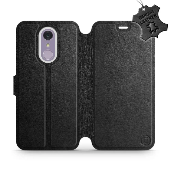 Hülle für LG Q7 - Farbe Black Leather