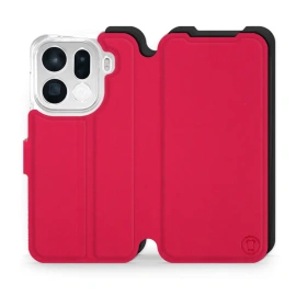 Hülle für OPPO Find X9 pro - Farbe Rot mit Schwarz