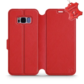 Hülle für Samsung Galaxy S8 - Farbe Red Leather