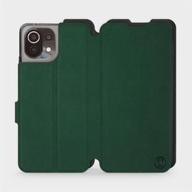 Hülle für Xiaomi Mi 11 Lite - Farbe Grün mit Schwarz