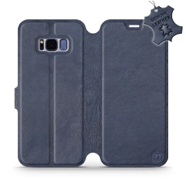 Hülle für Samsung Galaxy S8 - Farbe Blue Leather