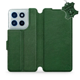 Hülle für Motorola Moto G56 5G - Farbe Green Leather