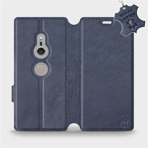 Hülle für Sony Xperia XZ2 - Farbe Blue Leather