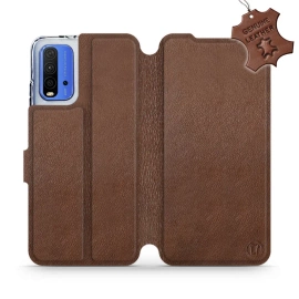 Hülle für Xiaomi Redmi 9T - Farbe Brown Leather