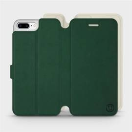 Hülle für Apple iPhone 8 Plus - Farbe Grün mit Platin