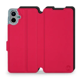 Hülle für Samsung Galaxy A07 - Farbe Rot mit Schwarz