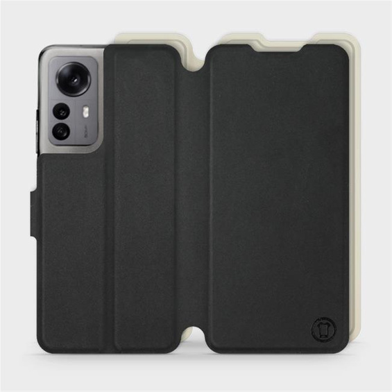 Hülle für Xiaomi 12X - Farbe Schwarz mit Platin