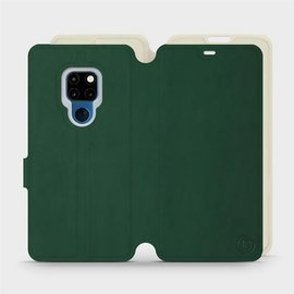 Hülle für Huawei Mate 20 - Farbe Grün mit Platin