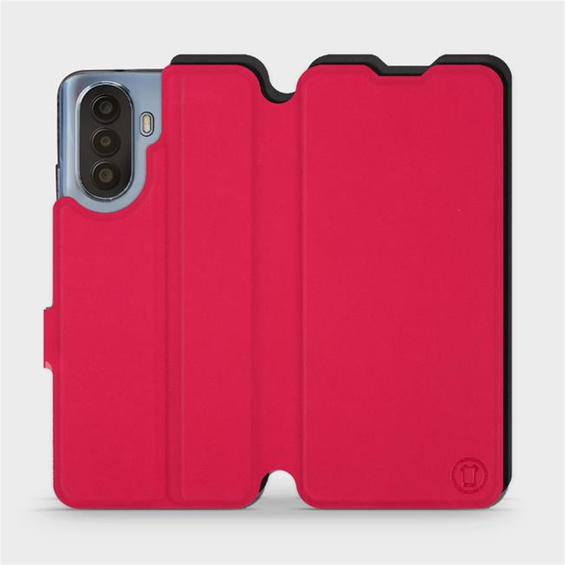 Hülle für Huawei Nova Y70 - Farbe Rot mit Schwarz
