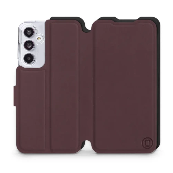 Hülle für Samsung Galaxy A55 5G - Farbe Burgund mit Schwarz