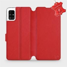 Hülle für Samsung Galaxy M51 - Farbe Red Leather