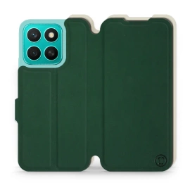 Hülle für Huawei Honor X8c - Farbe Grün mit Platin