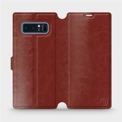 Hülle für Samsung Galaxy Note 8 - Farbe Brown&Orange