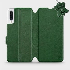 Hülle für Samsung Galaxy A30s - Farbe Green Leather