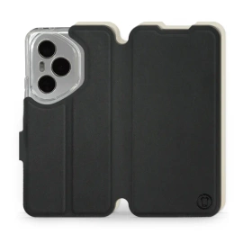 Hülle für Huawei Honor 400 Pro - Farbe Schwarz mit Platin