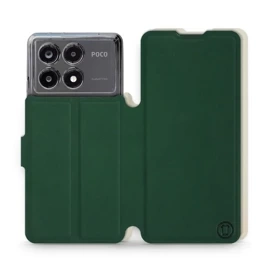 Hülle für Xiaomi POCO X6 Pro - Farbe Grün mit Platin