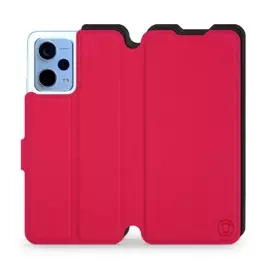 Hülle für Xiaomi Redmi Note 12 5G - Farbe Rot mit Schwarz