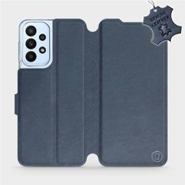 Hülle für Samsung Galaxy A23 - Farbe Blue Leather