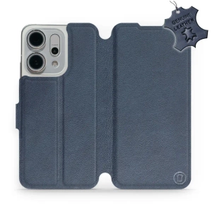 Hülle für OPPO Reno 14 5G - Farbe Blue Leather