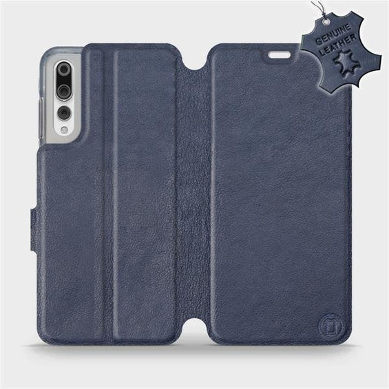 Hülle für Huawei P20 Pro - Farbe Blue Leather