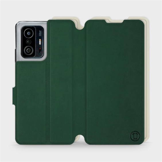Hülle für Xiaomi 11T Pro - Farbe Grün mit Platin