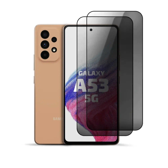 2er Set Privacy Panzerglas für Samsung Galaxy A53 5G