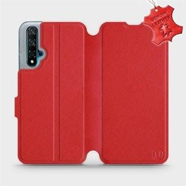 Hülle für Huawei Nova 5T - Farbe Red Leather