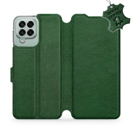 Hülle für Samsung Galaxy M33 5G - Farbe Green Leather