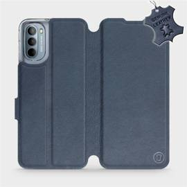 Hülle für Motorola Moto G31 - Farbe Blue Leather