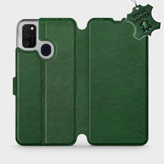 Hülle für Samsung Galaxy M21 - Farbe Green Leather