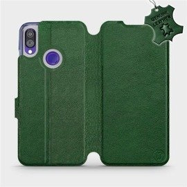 Hülle für Xiaomi Redmi Note 7 - Farbe Green Leather