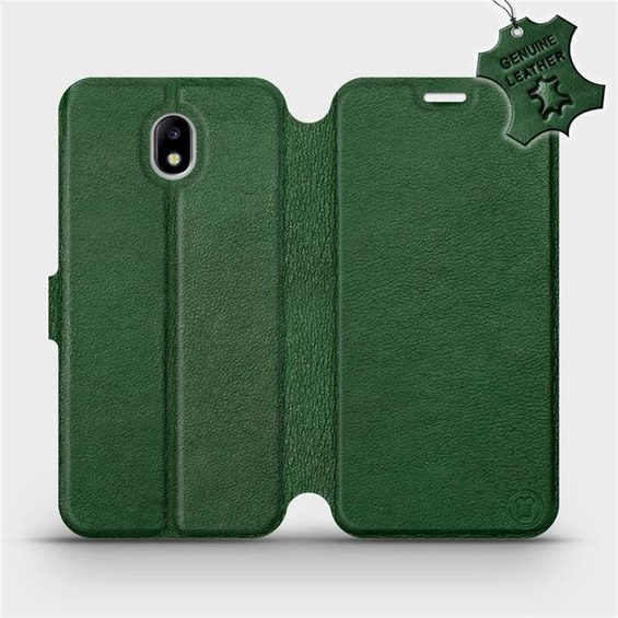 Hülle für Samsung Galaxy J7 2017 - Farbe Green Leather