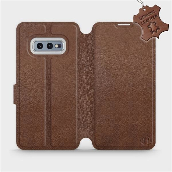 Hülle für Samsung Galaxy S10e - Farbe Brown Leather
